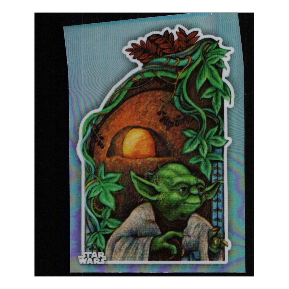 Yoda 2023 Topps Chrome Return of the Jedi 40th Anniversary Poster Art